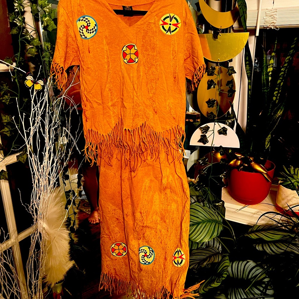 Vintage Factory Art Wear Set - loosely inspired by Indigenous peoples of America